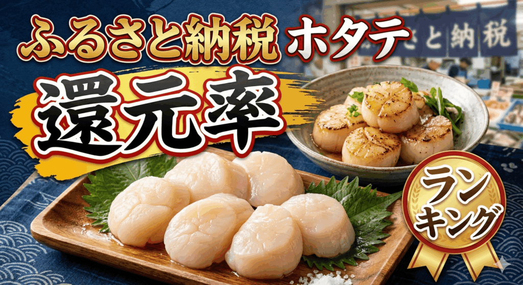 【2026年】ふるさと納税「ホタテ」還元率ランキング！今選ぶべき最強コスパ10選