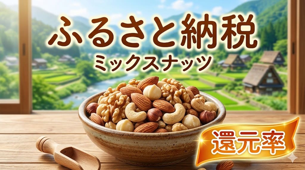 還元率で選ぶ！2026年ふるさと納税ミックスナッツランキング