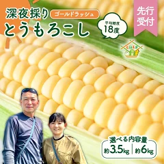 深夜採り 朝出荷 とうもろこし 6kg
　茨城県八千代町