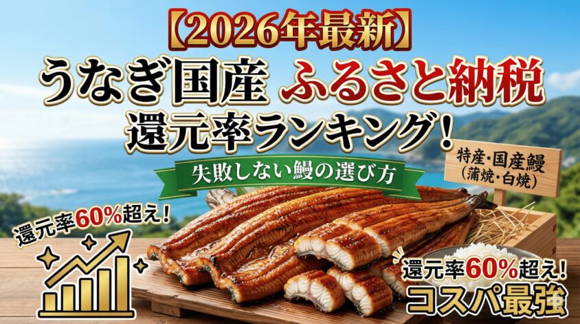 うなぎ(国産)ふるさと納税の還元率を徹底比較！コスパ抜群で美味しい人気ランキングTOP5