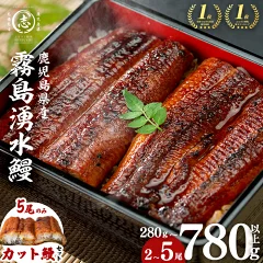 鹿児島産 山田水産 霧島湧水鰻 5尾 鹿児島県志布志市