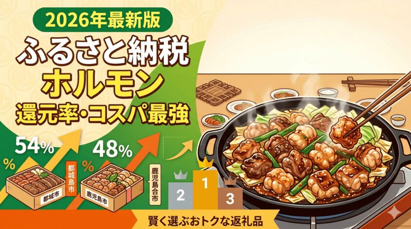 還元率で選ぶ！ふるさと納税ホルモン！コスパ抜群のおすすめランキングTOP5