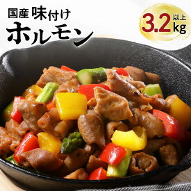 鹿児島県鹿児島市
国産豚 味付けホルモン 3.2kg 以上(F)