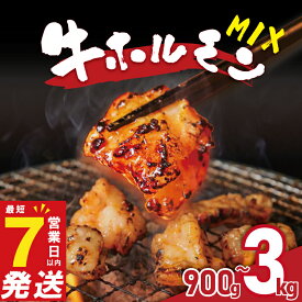 奈良県奈良市
ホルモン 牛 ミックス 900g~3kg 小分け