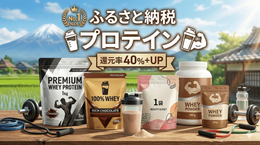 【2026年最新】ふるさと納税プロテイン還元率ランキング！VALXやザバスを一番安く手に入れる方法