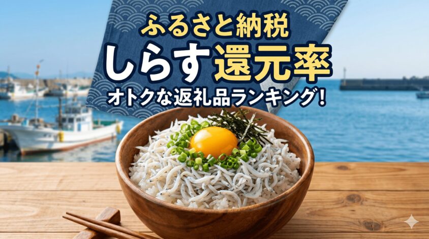 一番お得なふるさと納税しらす還元率ランキング！高コスパで美味しい返礼品を大公開