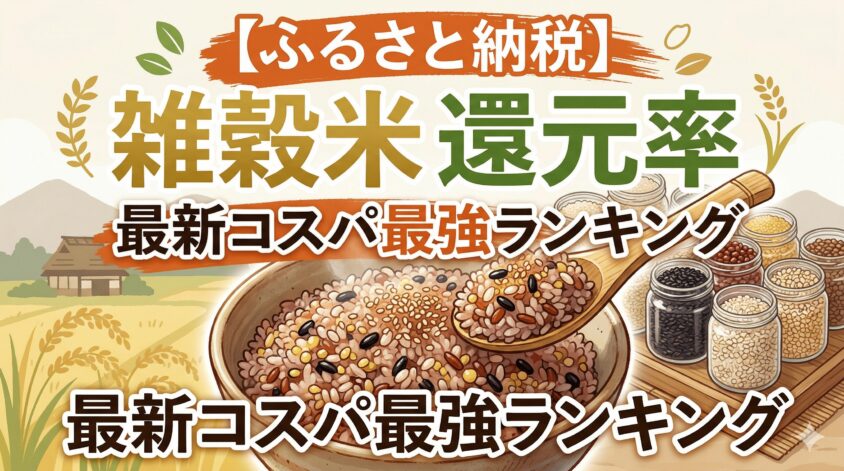 雑穀米ふるさと納税還元率ベスト5！コスパの高いお得な返礼品を紹介