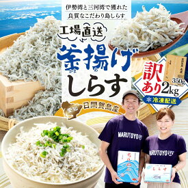 【配送月選べる】 しらす 350g～2kg 訳あり ［丸豊］ 愛知県南知多町